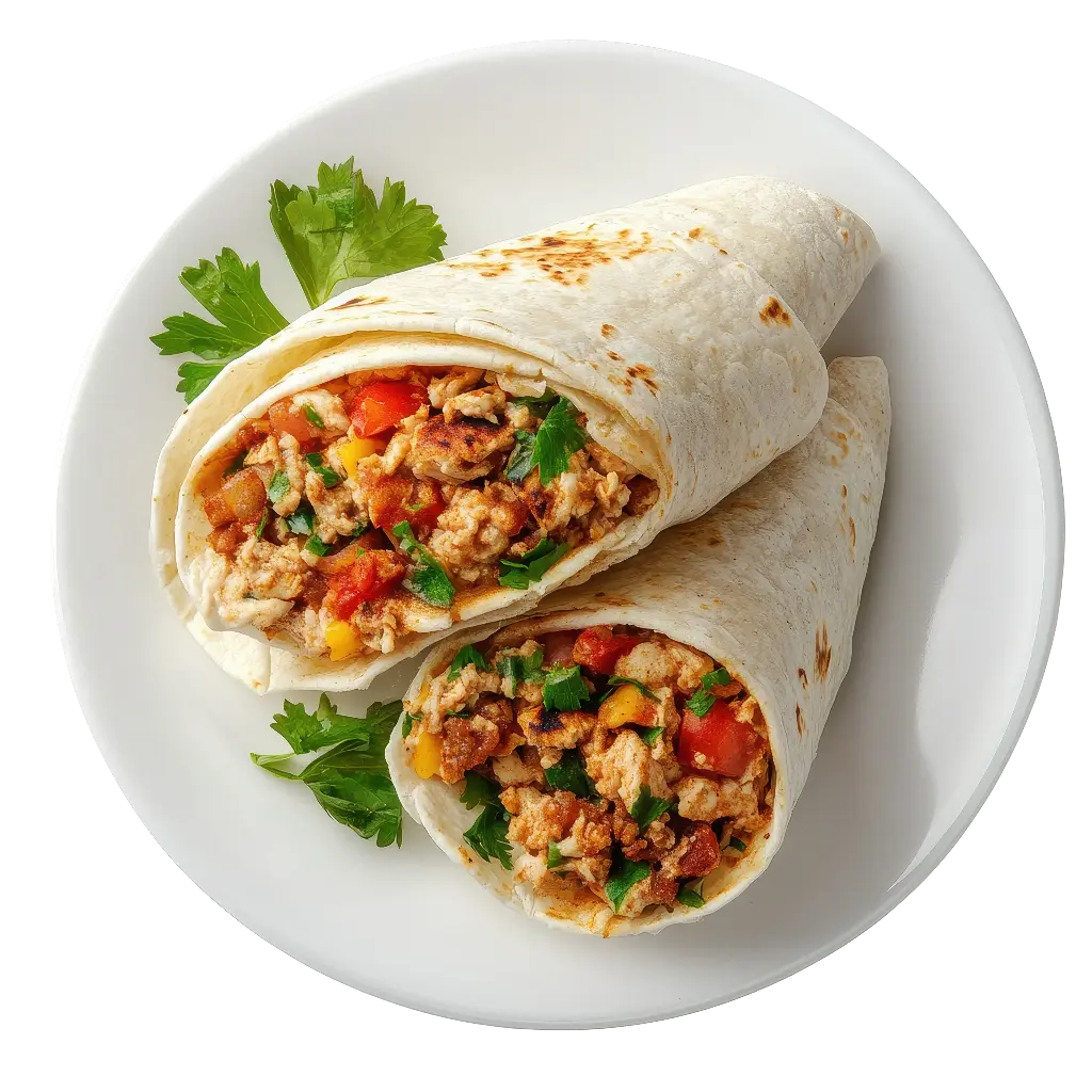 Aloo Tikki Wrap