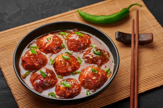 Veg. Manchurian 8 pcs