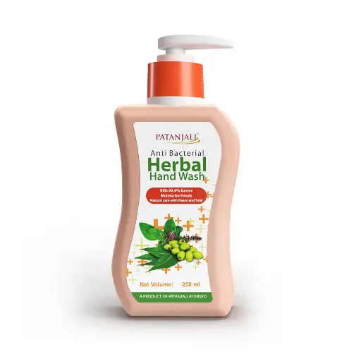 Patanjali Anti Bacterial Herbal Hand Wash 250ml 