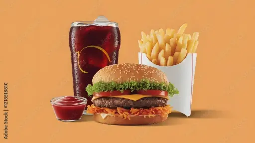 Burger + Fries + Cold Drink Combo off 10%